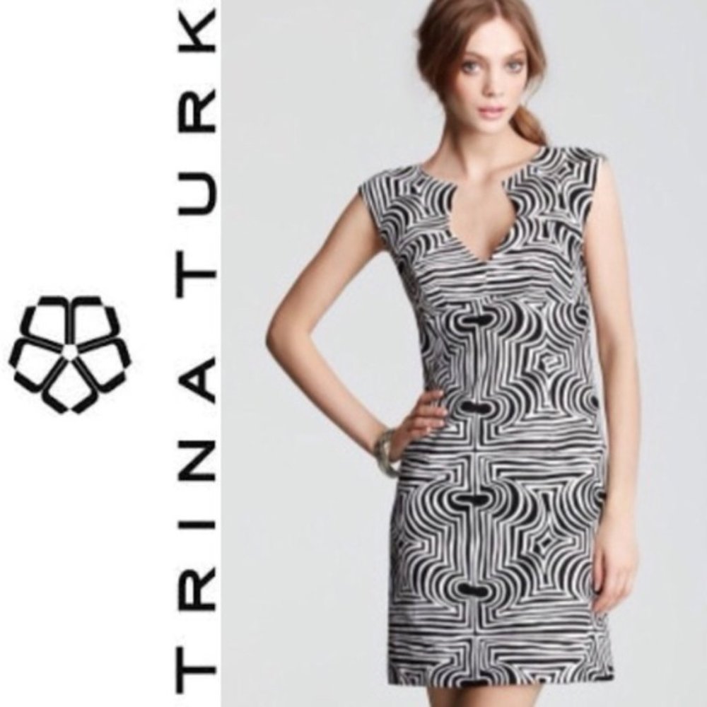 Trina Turk Charlotte Zebra Print Dress